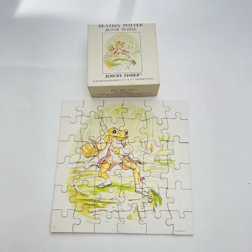 Beatrix Potter Moppet Jeremy Fisher Tom Kitten Jigsaw Puzzles 36 & 100 Pcs Lot 4